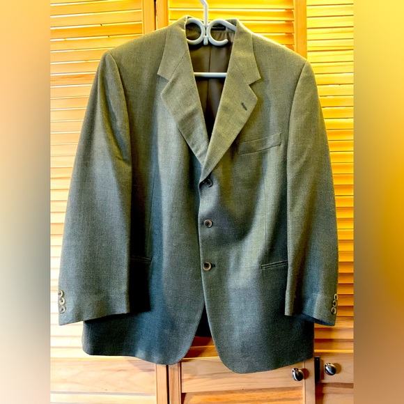Men, dress jacket, green - Picture 1 of 2